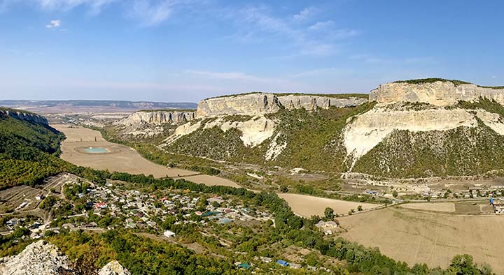 Бельбекский каньон карта