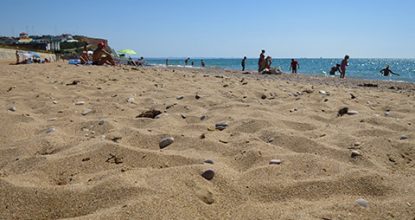 Пляж «Вязовая роща» под Севастополем